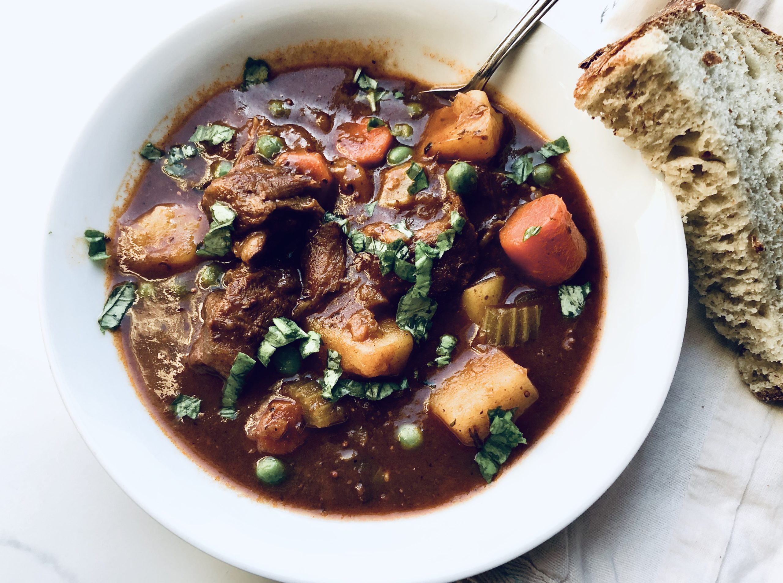 Easy Stovetop Beef Stew {One Pot Recipe} - FeelGoodFoodie